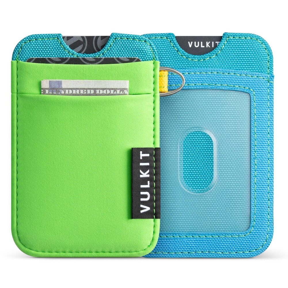 1376 Slim Card Holder Wallet with RFID Blocking, Elastic Pocket